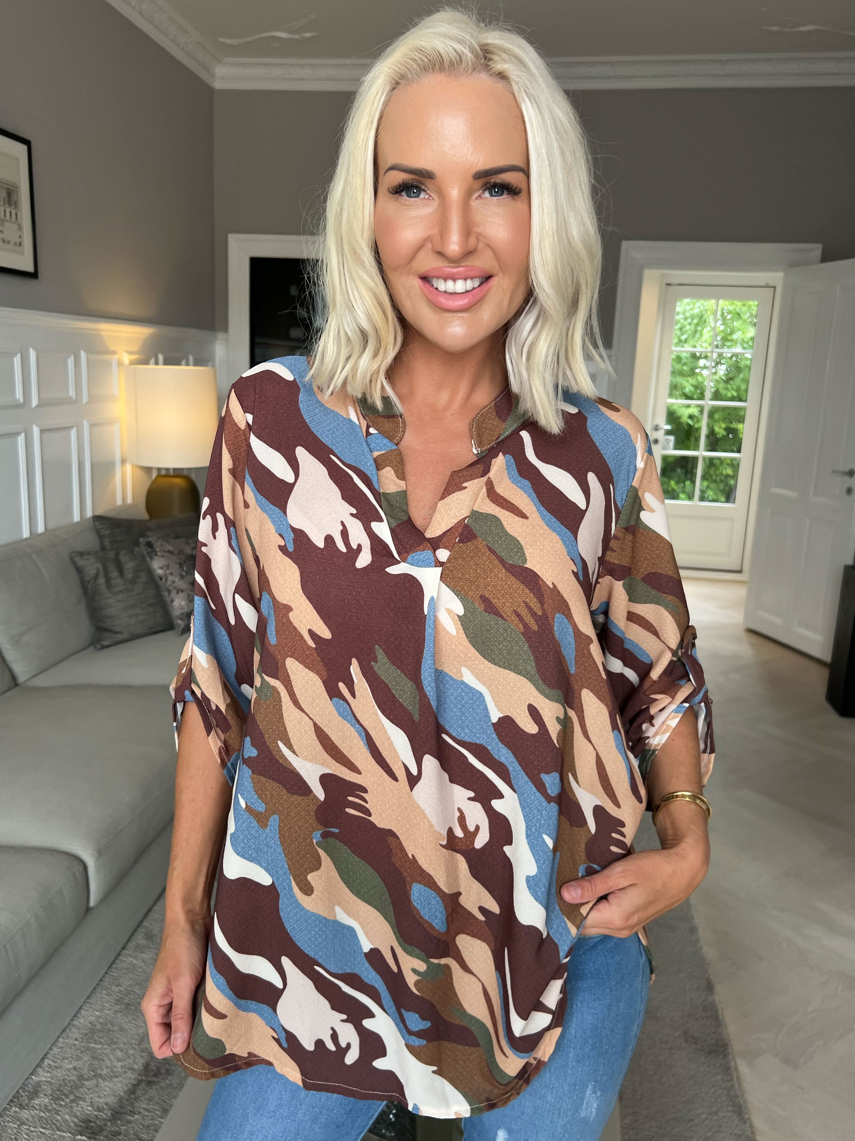 Vanesa Camo - Tunika i camouflageprint
